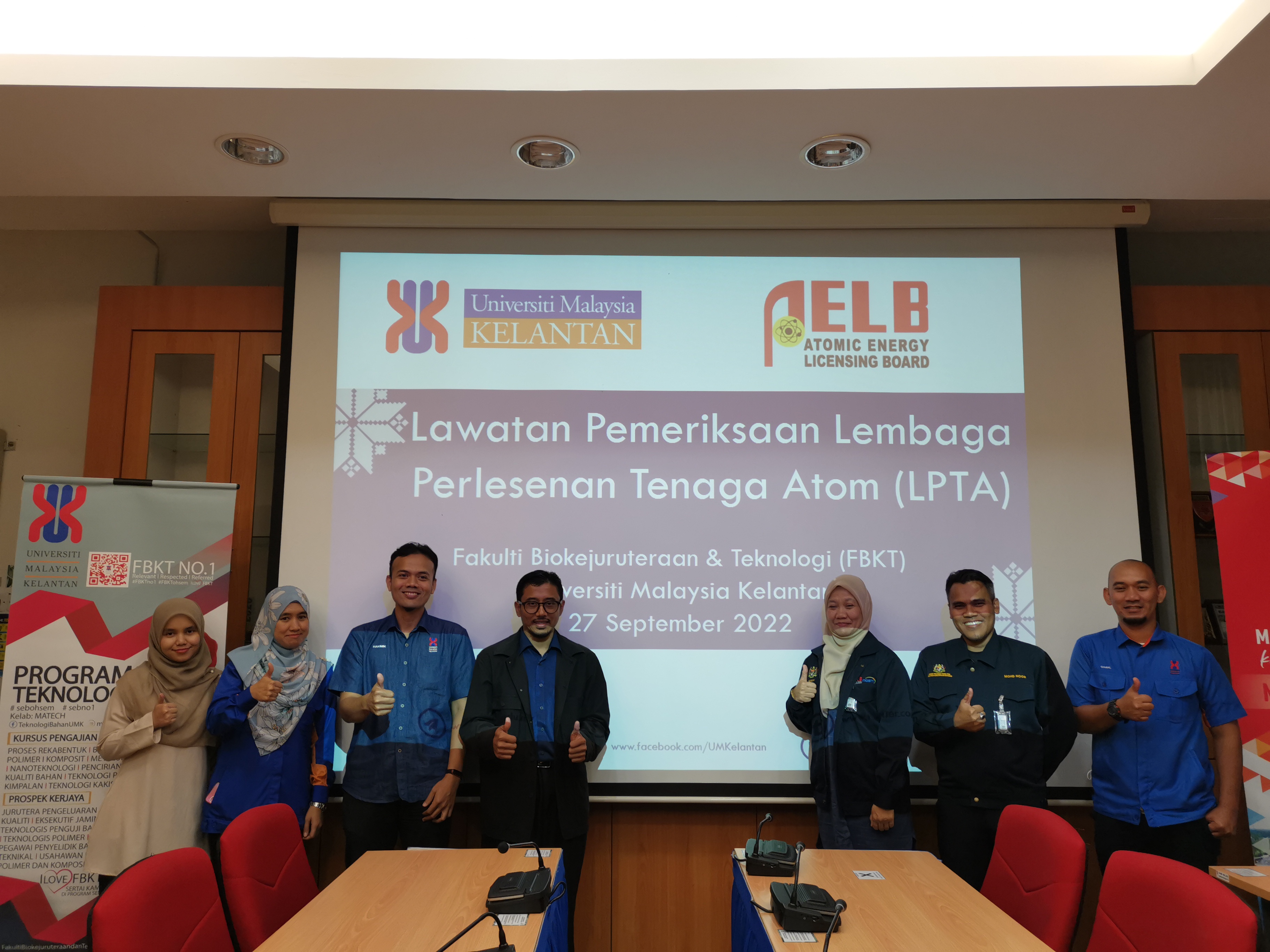  Inspection Visit of the Atomic Energy Licensing Board to the Faculty of Bioengineering and Technology, Universiti Malaysia Kelantan